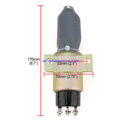 PC200-7 Công tắc tắt lửa Cummins Công tắc van tắt dầu động cơ 3864274