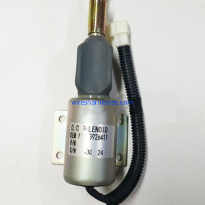 24V 3926411 SA-4257-12 Dừng điện từ cho động cơ Cummins 6CT